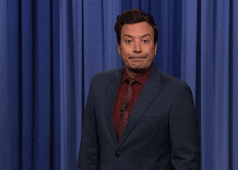TV gif. Jimmy Fallon delivering a monologue on his talk show "The Tonight Show Starring Jimmy Fallon." Looking disappointed, he puts his hand on his chest and says "Personally, I'm shocked!"