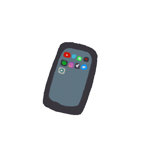 Khansakia netflix instagram youtube phone Sticker