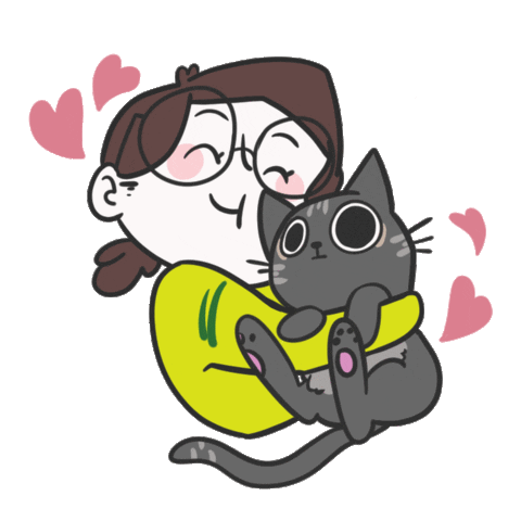 Cat Love Sticker