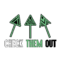 Arrows Check Them Out Sticker by Findlay Hats