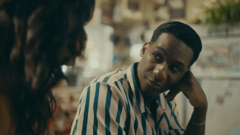 smile flirt GIF by Leon Bridges