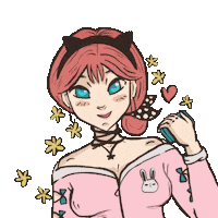 Blooming Cat Lady Sticker