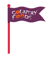 countryfoods halloween brand flag countryfoodssg Sticker
