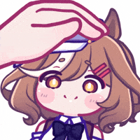 Aya_chan1221 chibi uma umamusume mambo GIF