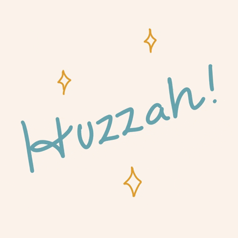 askpivot celebration glitter you did it huzzah GIF