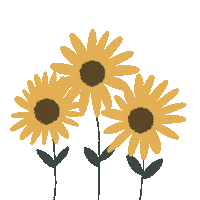 rovinya happy flower flowers yellow Sticker