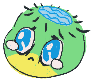 Sad Cry Baby Sticker