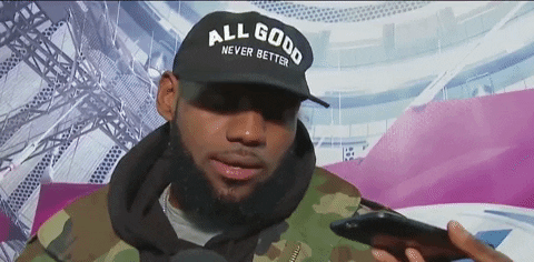 AllGxxd giphyupload lebron lebronjames allgood GIF