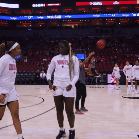 Womens Basketball Dance GIF by Louisville Cardinals