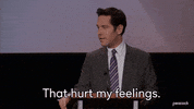 Parks And Recreation Feelings GIF by PeacockTV