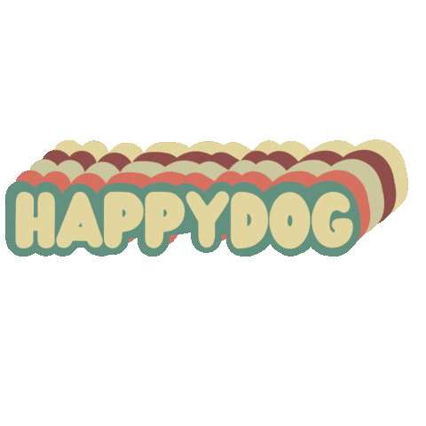 Happy Dog Sticker