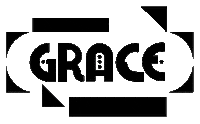 GRACEINRIVIERA logo style restaurant 4 Sticker
