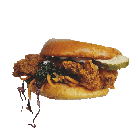 Chicken Burger Sticker