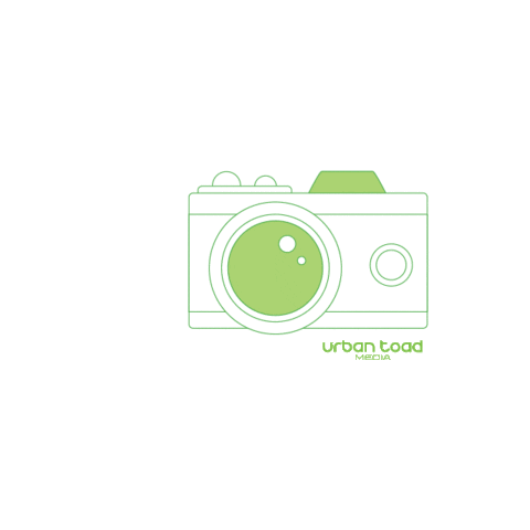 Camera Utm Sticker by Urban Toad Media