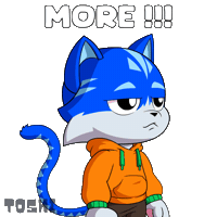 Another One Please Sticker by Toshithecat