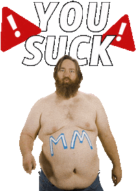 You Suck March Madness Sticker by Basketball Madness