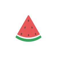 elavigo summer watermelon anguria elavigo Sticker