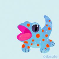 Lizard Reptile GIF by pikaole