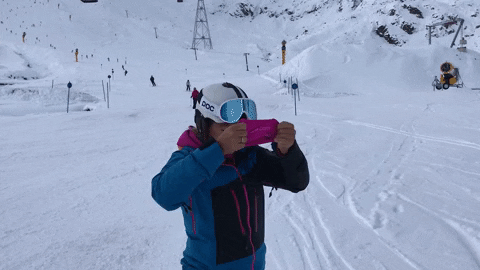 mysoggle giphygifmaker google ski skiing GIF