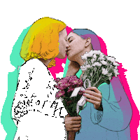 Flower Love Sticker by Deutsche Rentenversicherung Bund