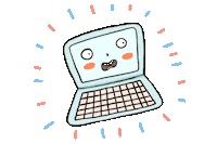 Computer Laptop Sticker by cypru55