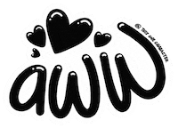 thisonecharacter hearts newpost aww bw Sticker
