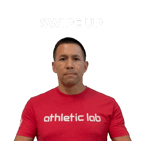 athleticlab swipe swipeup mikeyoung athleticlab Sticker