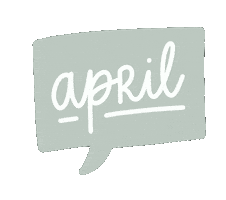 April April Spring Sticker