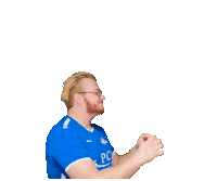 kvBlauwWit bw kloetinge blauw wit kloetinge blauw wit Sticker