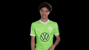 Look Here Reaction GIF by VfL Wolfsburg
