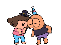 mattandmegs party celebrate cheer matt and megs Sticker