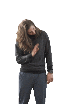 TraverseFitness fitness hair coach flip Sticker