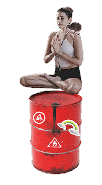 42-BELOW meditation zen vodka kiwi Sticker