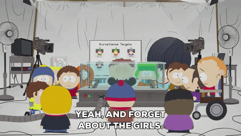 spying eric cartman GIF by South Park 
