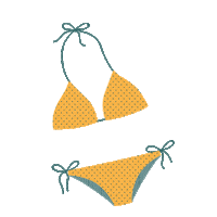 summer beach Sticker by Bikini Village