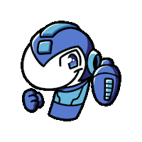 Megaman Paulchen Sticker by Paulberger