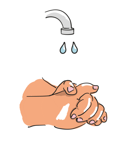 Wash Hands Health Sticker by MsSlow -Paper&Illustration-