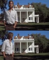 Looking Back Ryan Gosling GIF
