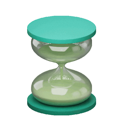 Hour Glass Spinning Sticker by tkkjee