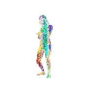 happy girl Sticker by Josh Rigling