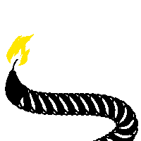 Festival Candle Sticker by Take Off Productions