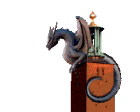 Rap Dragon Sticker by Teenage Wasteland