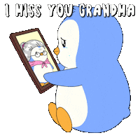 Sad I Miss You Sticker by Pudgy Penguins
