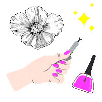 esteticaamapola beauty nails manos amapola Sticker