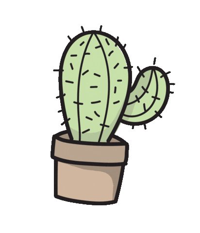 plant cactus Sticker by Giobi