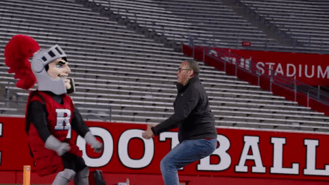 Lets Go Sport GIF by Rutgers Football