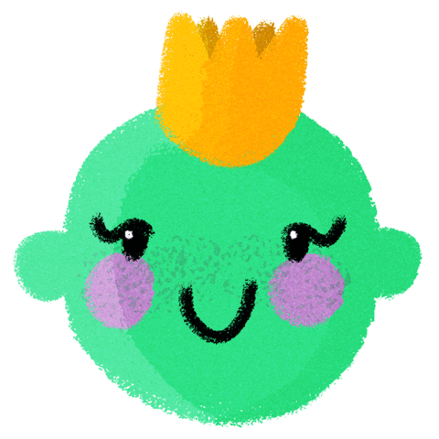 Queen Smiling Sticker