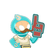 Fathers Day Hero Sticker by Masters of Mayhem