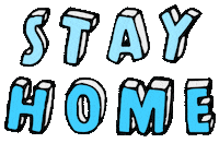 Corona Stay Home Sticker
