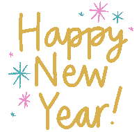 New Year Sticker by Bett Norris